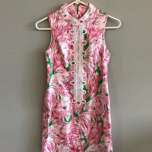 Lilly Pulitzer pink colony shift dress
